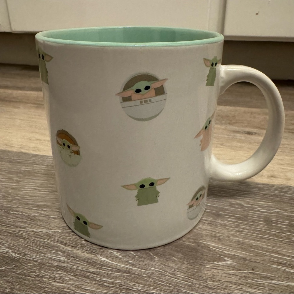 Stars Wars Coffee Tea Hot Chocolate Cup Mug Baby Yoda The Child Grogu Large 20oz